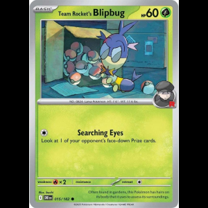 Pokemon TCG Team Rocket's Blipbug - Destined Rivals - Reverse Holofoil