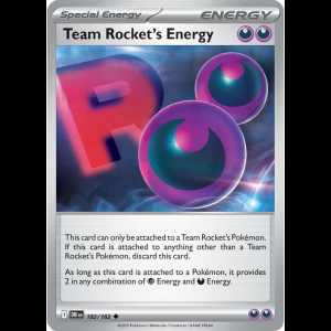 Pokemon TCG Team Rocket's Energy - Destined Rivals - Reverse Holofoil