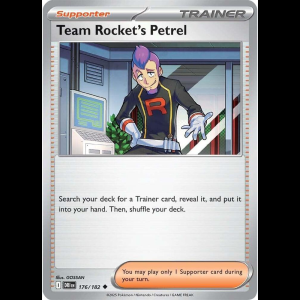 Pokemon TCG Team Rocket's Petrel - 176/182 - Destined Rivals