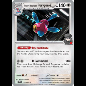 Pokemon TCG Team Rocket's Porygon-Z - Destined Rivals - Reverse Holofoil
