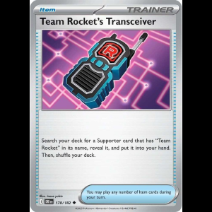 Pokemon TCG Team Rocket's Transceiver - Destined Rivals - Reverse Holofoil