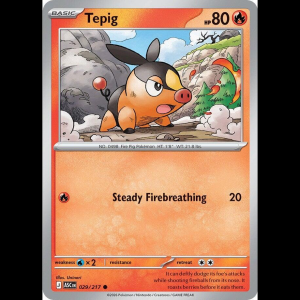Pokemon TCG Tepig - Ascended Heroes