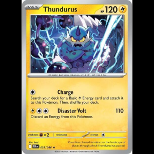 Pokemon TCG Thundurus - Black Bolt - Holofoil