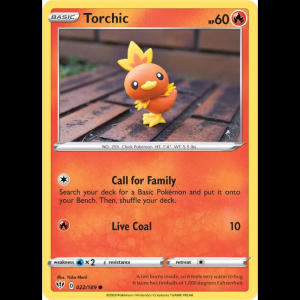 Pokemon TCG Torchic - Darkness Ablaze
