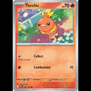 Pokemon TCG Torchic - Destined Rivals - Reverse Holofoil