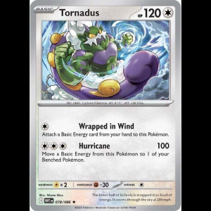 Pokemon TCG Tornadus - White Flare - Holofoil