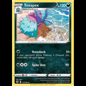 Pokemon TCG Toxapex - Silver Tempest