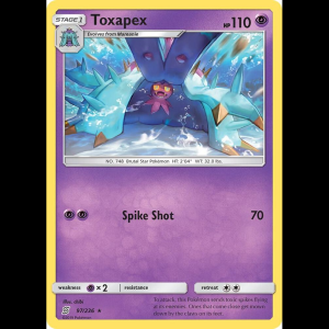 Pokemon TCG Toxapex - SM - Unified Minds