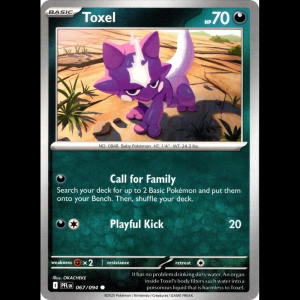 Pokemon TCG Toxel - Phantasmal Flames