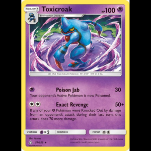 Pokemon TCG Toxicroak - SM - Ultra Prism