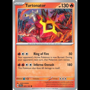 Pokemon TCG Turtonator - 025/142 - Stellar Crown