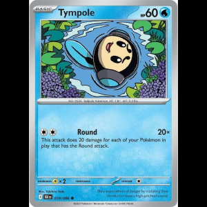 Pokemon TCG Tympole - Black Bolt - Reverse Holofoil