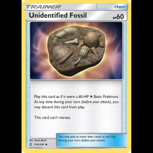 Pokemon TCG Unidentified Fossil - SM - Unified Minds