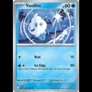 Pokemon TCG Vanillite - White Flare - Reverse Holofoil