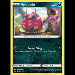 Pokemon TCG Venipede - Chilling Reign