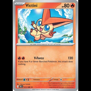 Pokemon TCG Victini - Black Bolt - Holofoil
