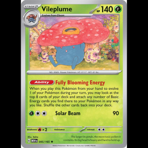 Pokemon TCG Vileplume - Scarlet & Violet 151 - Reverse Holofoil