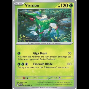 Pokemon TCG Virizion - White Flare - Holofoil