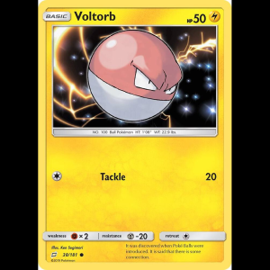 Pokemon TCG Voltorb - SM - Team Up