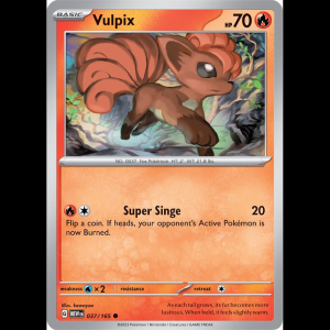 Pokemon TCG Vulpix - Scarlet & Violet 151