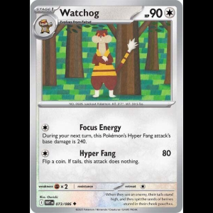 Pokemon TCG Watchog - White Flare - Reverse Holofoil