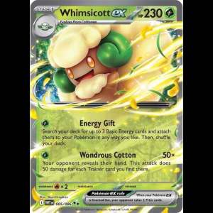 Pokemon TCG Whimsicott ex - White Flare - Holofoil