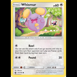 Pokemon TCG Whismur (116) - SM - Celestial Storm