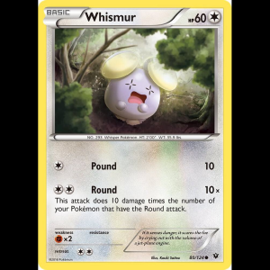 Pokemon TCG Whismur - XY - Fates Collide - Reverse Holofoil