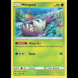 Pokemon TCG Wimpod - SM - Burning Shadows