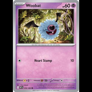 Pokemon TCG Woobat - White Flare - Reverse Holofoil