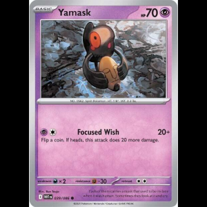 Pokemon TCG Yamask - White Flare