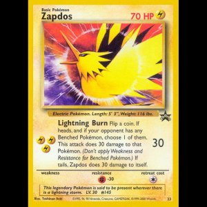 Pokemon TCG Zapdos - WoTC Promo