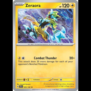 Pokemon TCG Zeraora - 055/142 - Stellar Crown - Holofoil