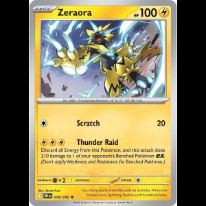 Pokemon TCG Zeraora - Destined Rivals - Reverse Holofoil