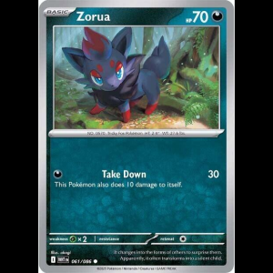 Pokemon TCG Zorua - White Flare