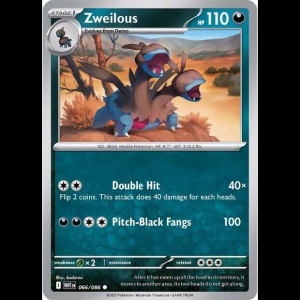 Pokemon TCG Zweilous - White Flare