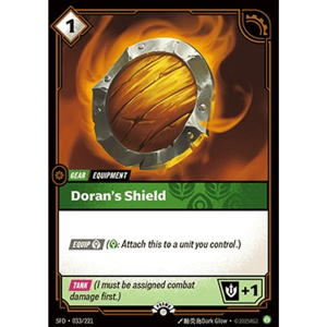 Riftbound Doran's Shield - Riftbound Organized Play Promotional Cards - FOIL 033/221