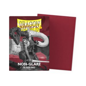 Dragon Shield Matte Red Blood Non Glare 100 Sleeves