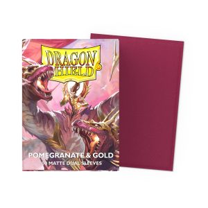 Dragon Shield Pomegranate Gold Dual Matte 100 Sleeves