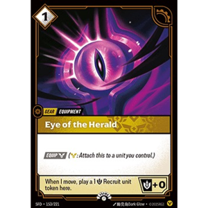 Riftbound Eye of the Herald - Riftbound Organized Play Promotional Cards - FOIL 153/221