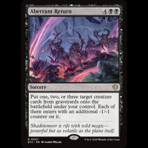 MTG Aberrant Return Lorwyn Eclipsed Commander ecc#7