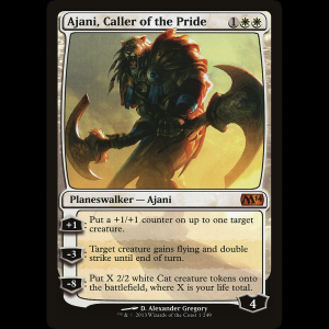 MTG Ajani, llamador de la manada (Ajani, Caller of the Pride) Magic 2014 m14#1