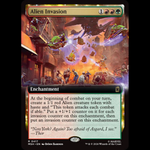 MTG Alien Invasion Marvel Super Heroes msh#417