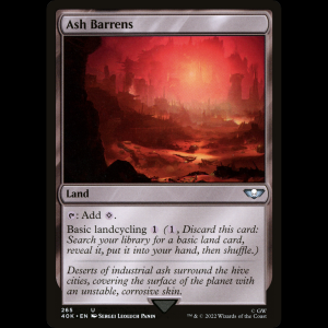 MTG Ash Barrens Warhammer 40,000 Commander 40k#265