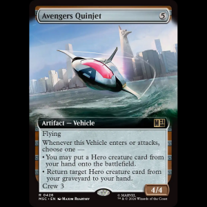 MTG Avengers Quinjet Marvel Super Heroes Commander msc#426