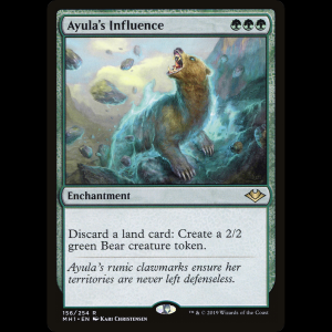 MTG Ayula's Influence Modern Horizons mh1#156