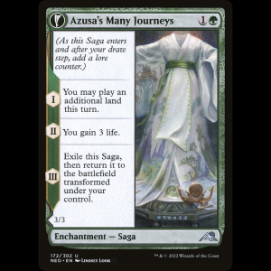 MTG Azusa's Many Journeys // Likeness of the Seeker Kamigawa: Neon Dynasty neo#172