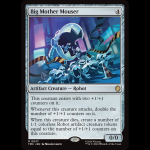 MTG Big Mother Mouser Teenage Mutant Ninja Turtles Eternal tmc#37