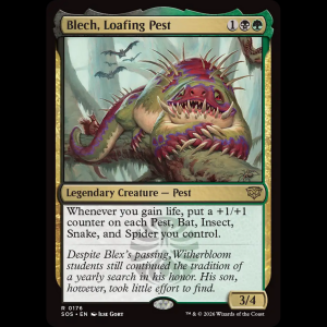 MTG Blech, Loafing Pest Secrets of Strixhaven sos#176