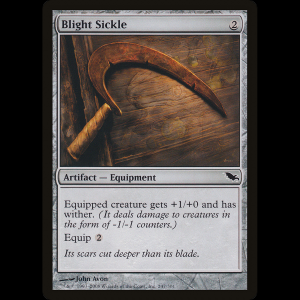 MTG Hoz de ruina (Blight Sickle) Shadowmoor shm#247